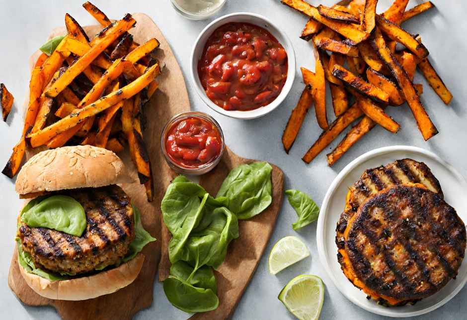 GRILLED-VEGGIE-BURGERS-WITH-SWEET-POTATO-FRIES-BOCCA-EAST