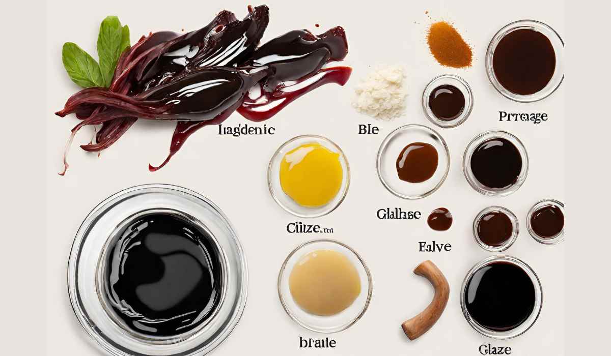 INGREDIENTS OF A BALSAMIC GLAZE