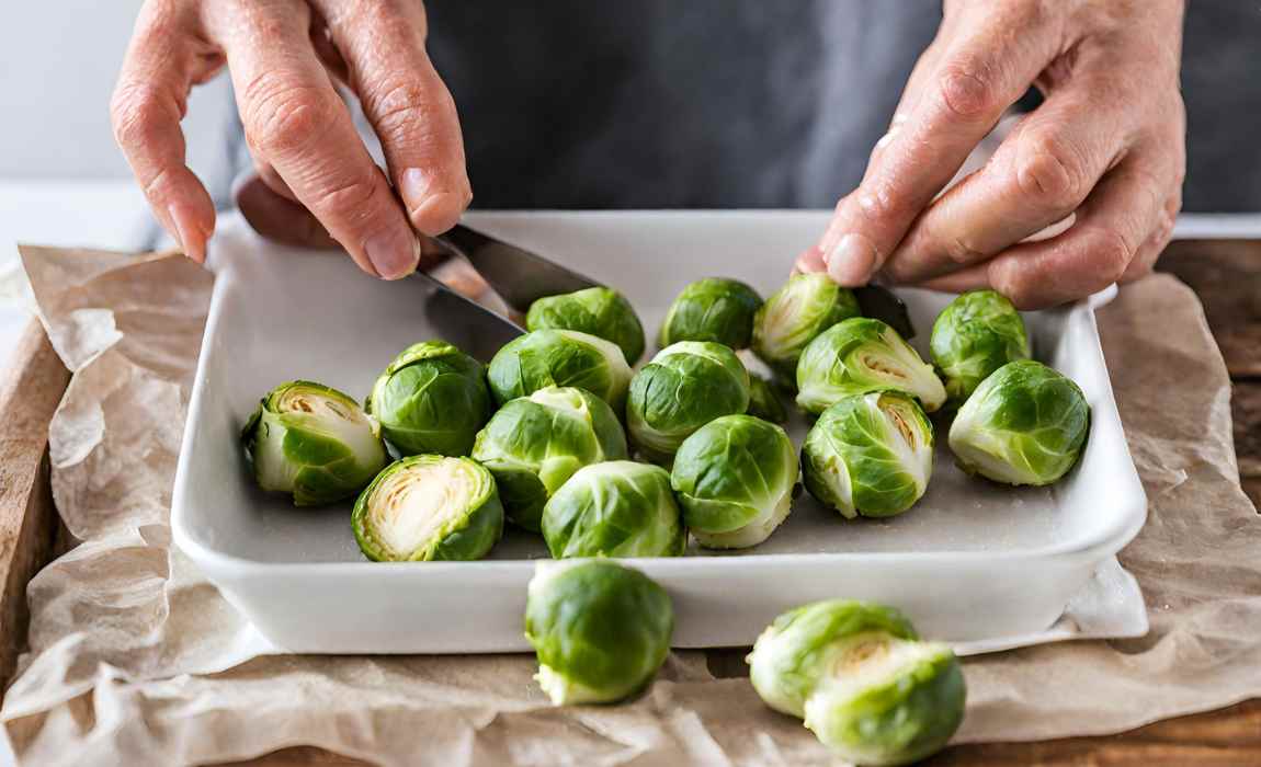 Preparing Brussels Sprouts For Grilling